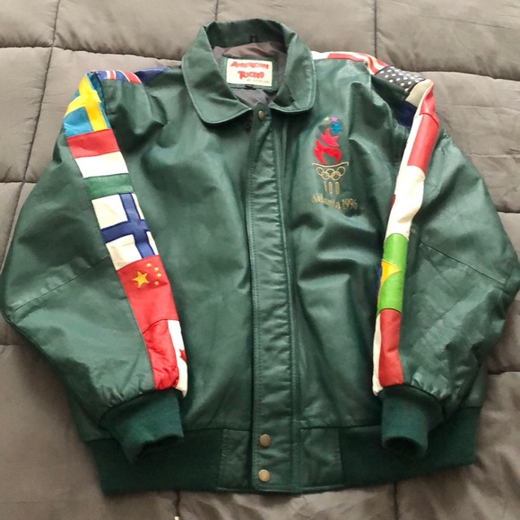 1996 Atlanta Olympics Leather Jacket 